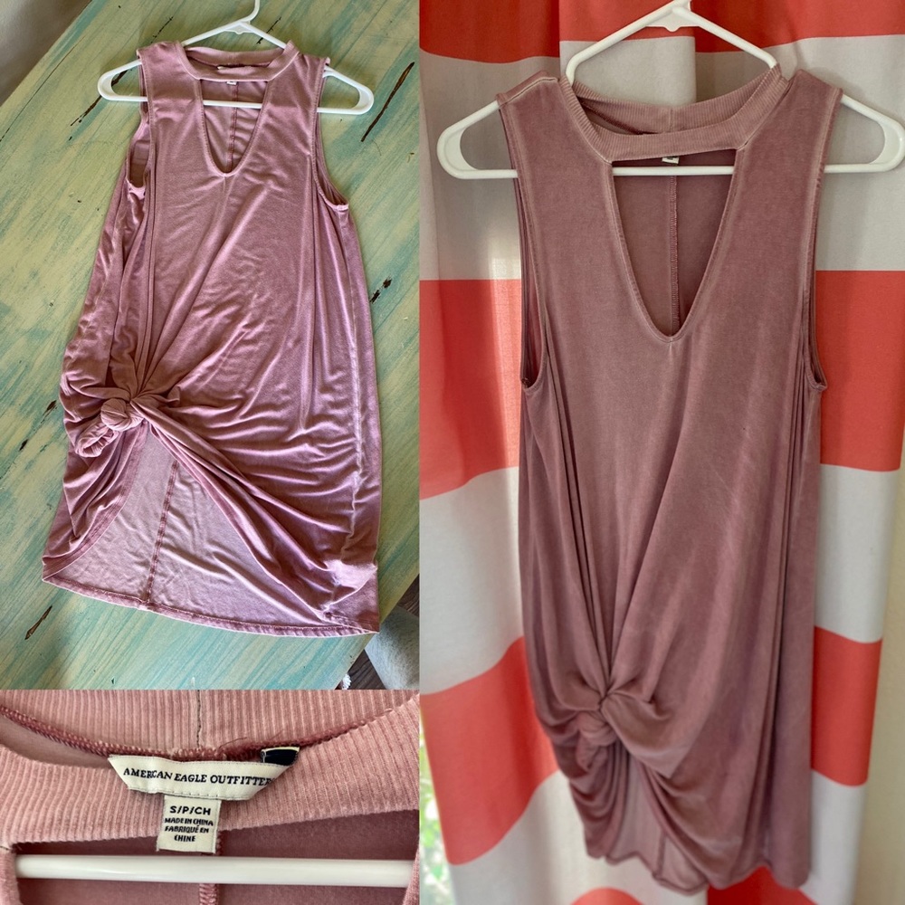 Mauve dress...
